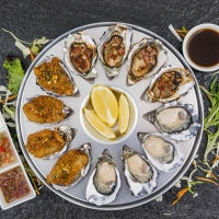 oyster menu plate